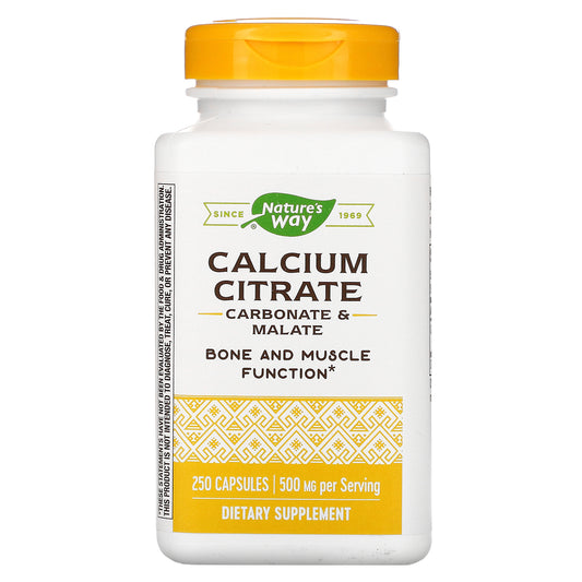 Nature's Way, Calcium Citrate, 250 mg