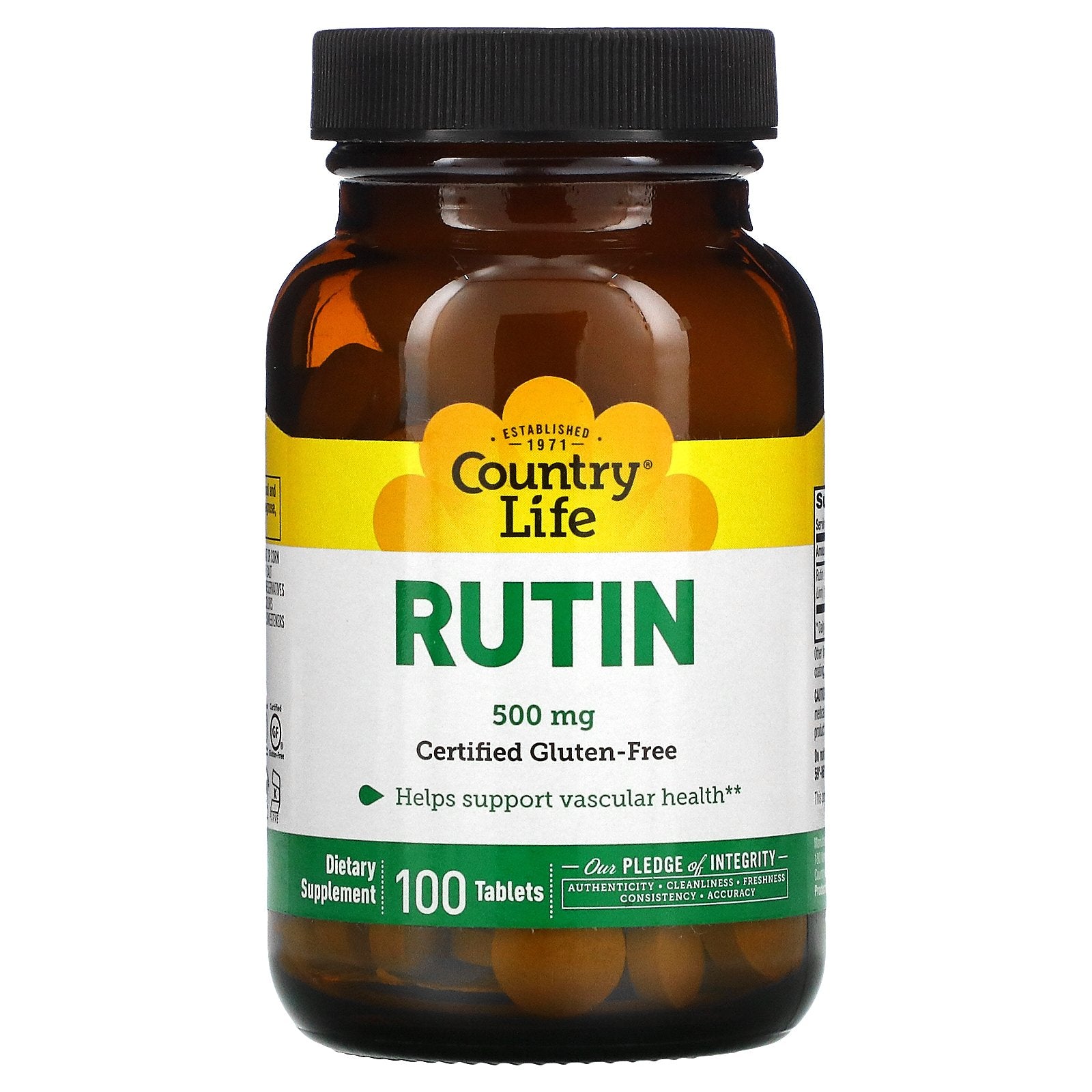 Country Life, Rutin, 500 mg Tablets