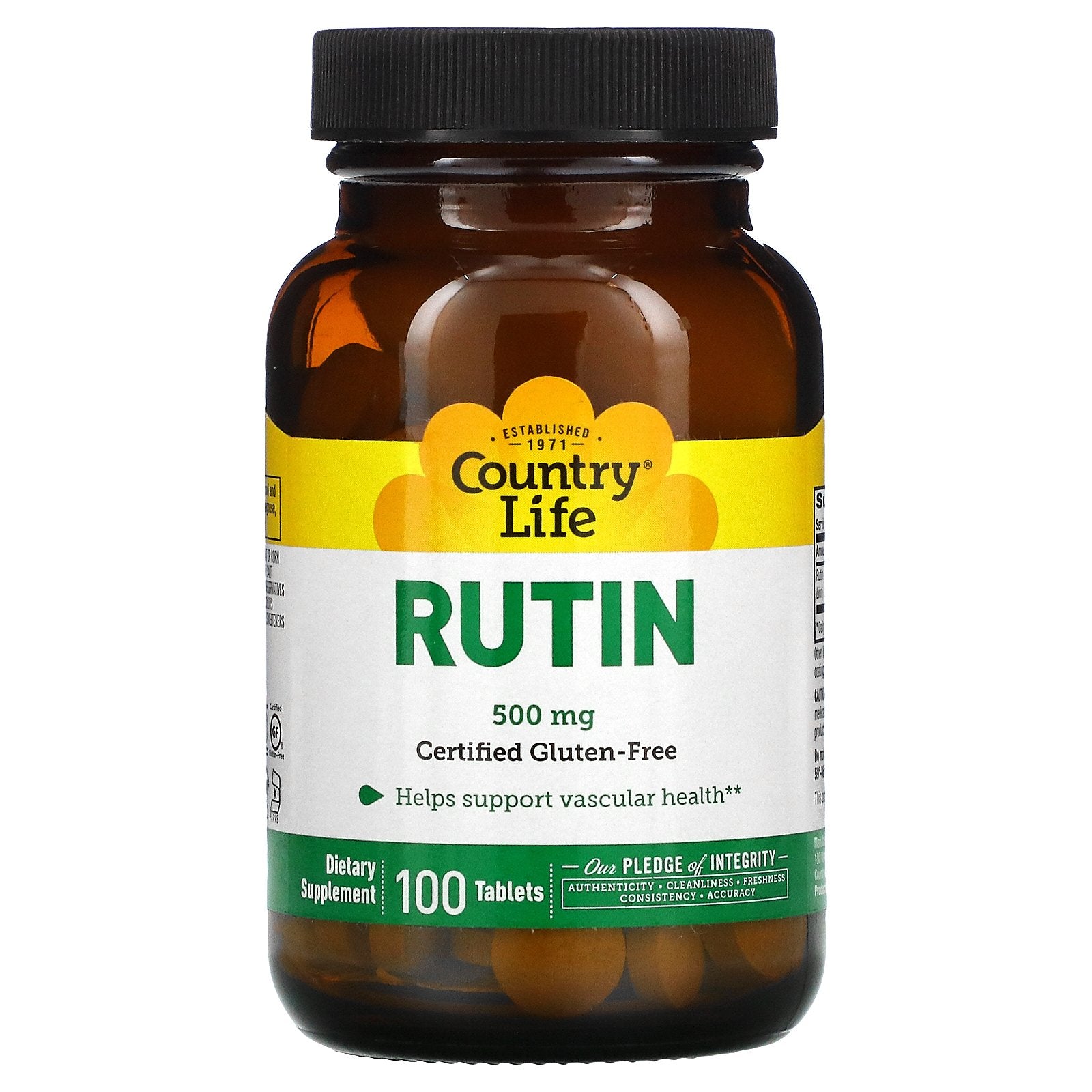 Country Life, Rutin, 500 Mg Tablets