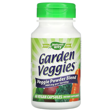 Nature's Way, Garden Veggies Vegan Capsules