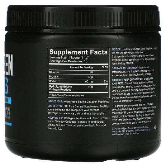 Sports Research, Collagen Peptides, Hydrolyzed Type I & Iii Collagen, Unflavored
