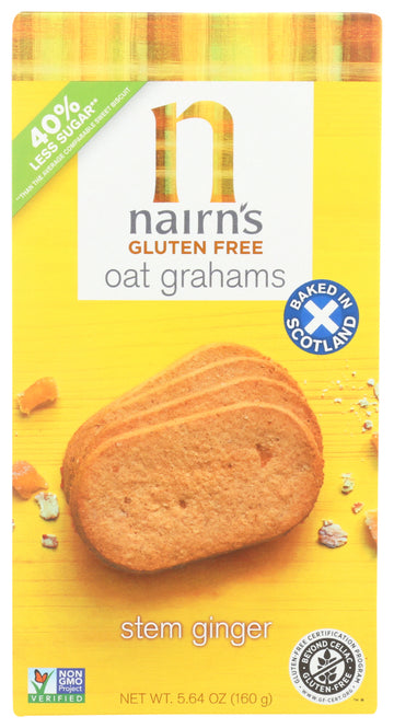 Nairn'S Oat Grahams, Stem Ginger, Gluten Free