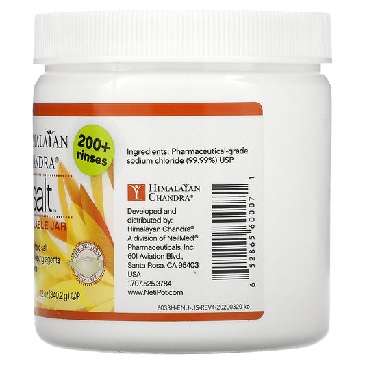 Himalayan Institute, Neti Salt, Eco Refillable Jar