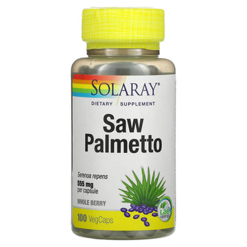 Solaray, Saw Palmetto, 555 mg