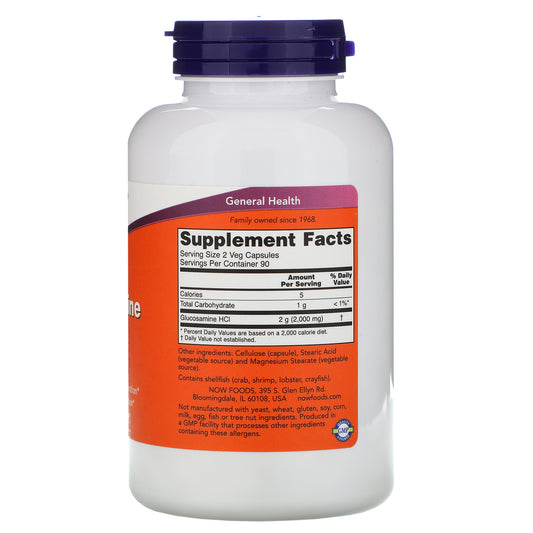Now Foods Supplements, Glucosamine '1000', With Ul Dietary Supplement