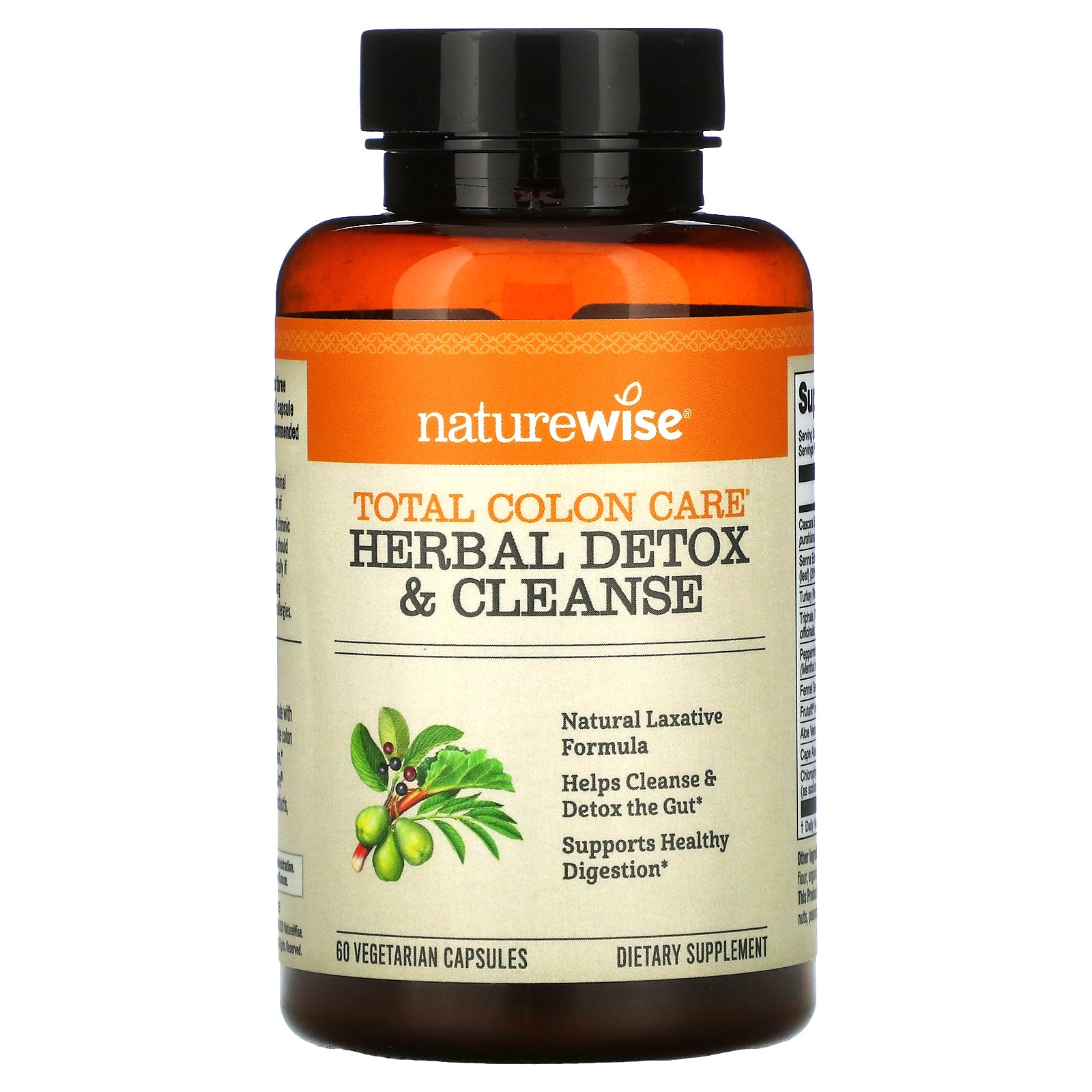 NatureWise, Total Colon Care, Herbal Detox & Cleanse Vegetarian Capsules