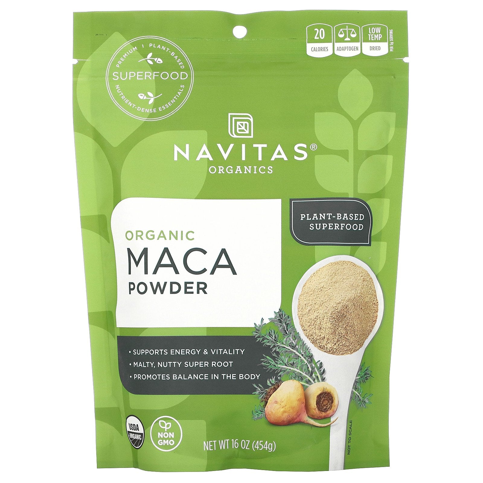 Navitas Organics, Organic Maca Powder, (454 g)