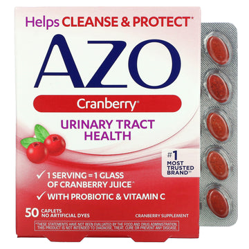 Azo, Urinary Tract Health, Cranberry,  Caplets