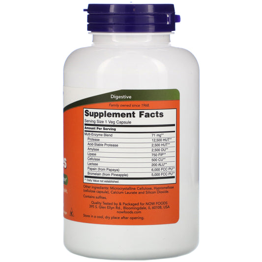 NOW Foods, Plant Enzymes Veg Capsules