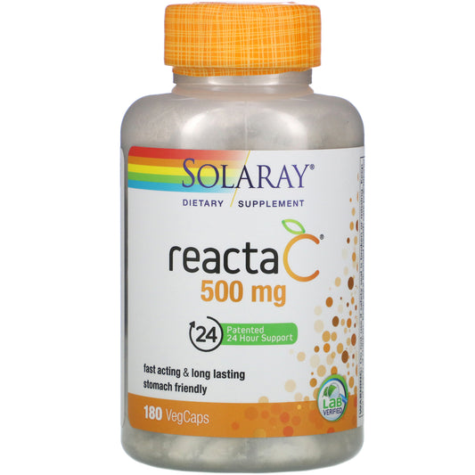 Solaray, Reacta-C, 500 mg, VegCaps