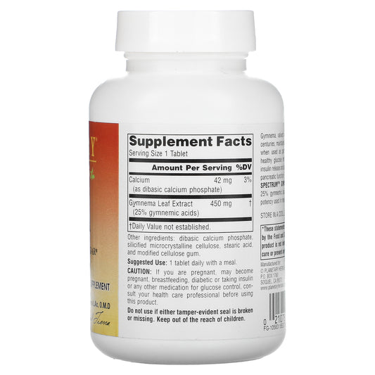 Planetary Herbals, Ayurvedics, Full Spectrum Gymnema, 450 mg, Tablets