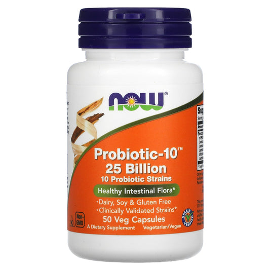 NOW Foods, Probiotic-10 , 25 Billion Veg Capsules