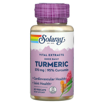 Solaray, Once Daily, Turmeric, 570 mg, VegCaps