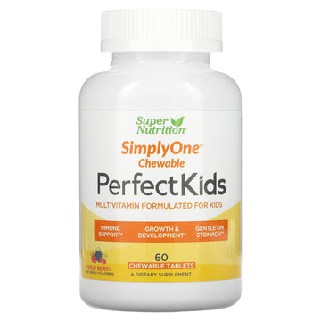 Super Nutrition, Perfect Kids Complete Multivitamin, Wild-Berry