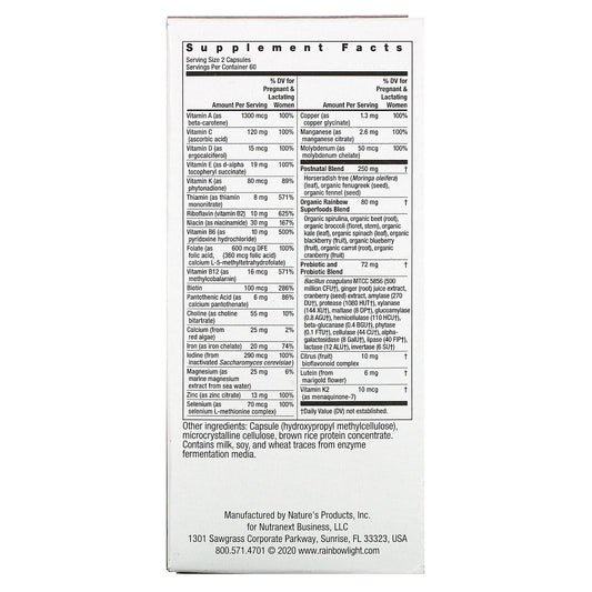 Rainbow Light, Postnatal Multivitamin