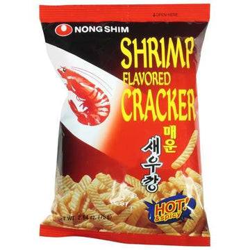 Nong Shim Shrimp Flavored Hot & Spicy Cracker