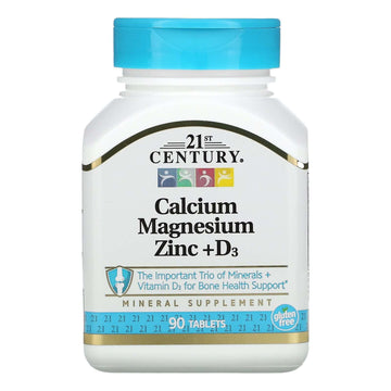 21st Century, Calcium Magnesium Zinc + D3