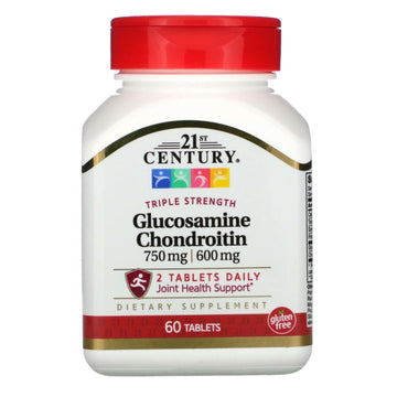 21st Century, Glucosamine / Chondroitin, Triple Strength, 750 mg / 600 mg