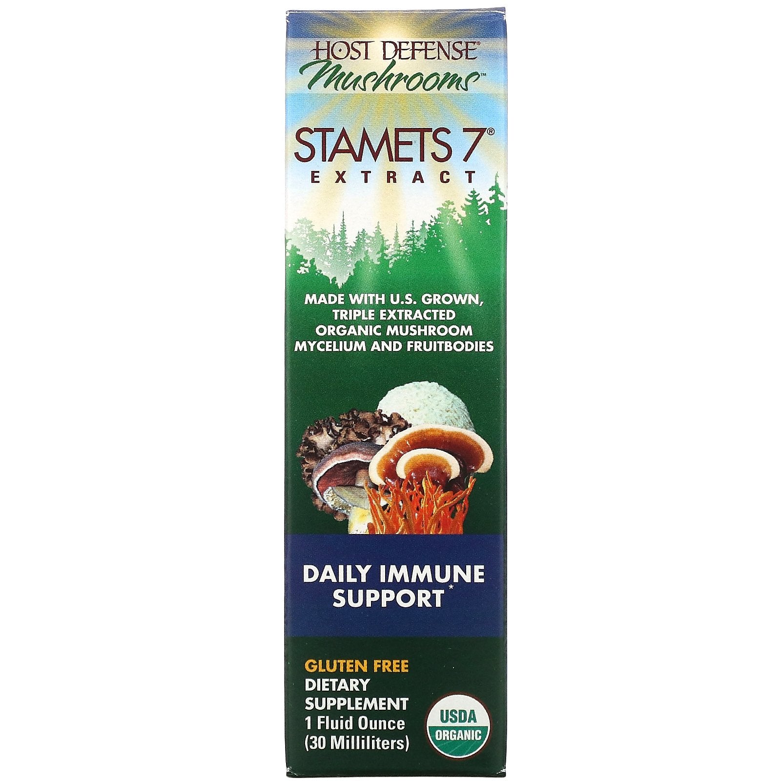 Fungi Perfecti, Stamets 7 Extract, Daily Immune Support (30 ml)