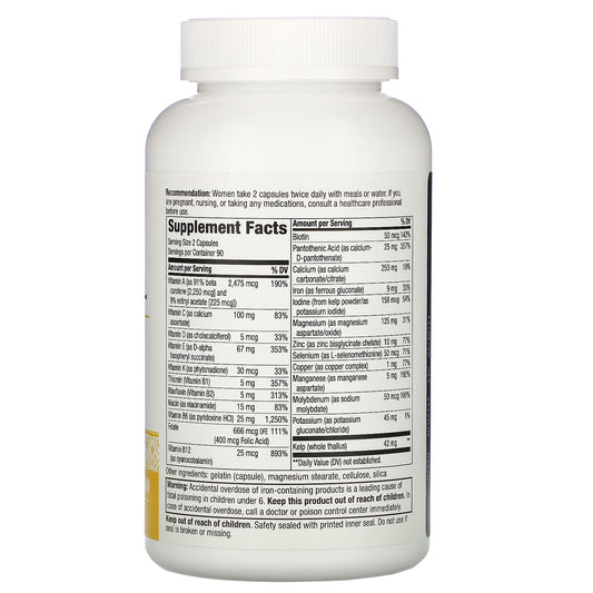 Nature'S Way, Prenatal Multivitamin With Buffered Vitamin C Capsules