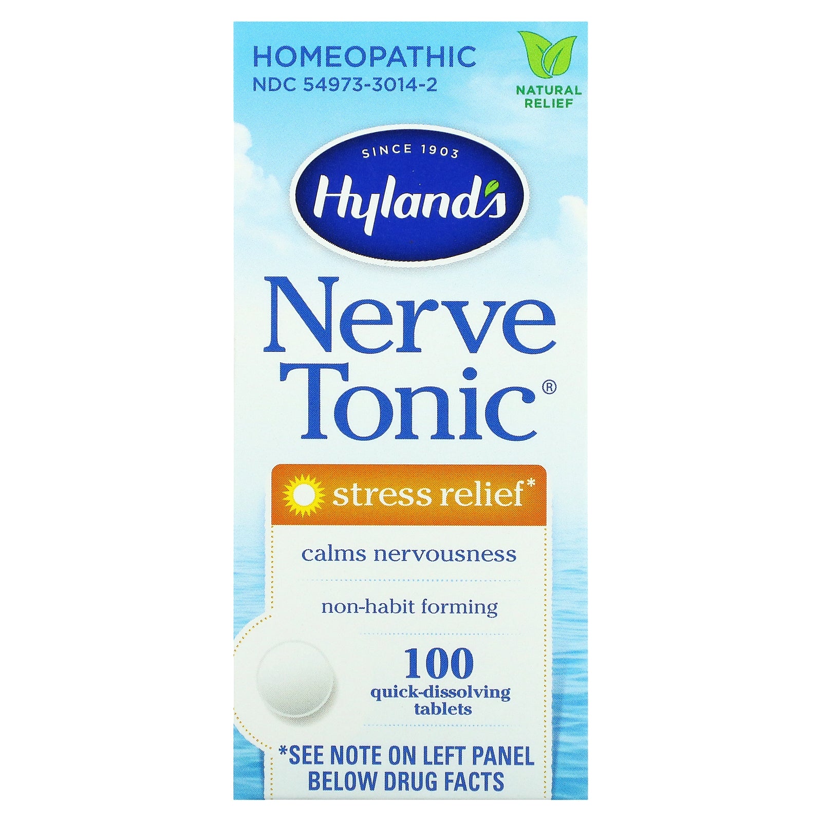 Hyland's, Nerve Tonic, Stress Relief Quick-Dissolving Tablets