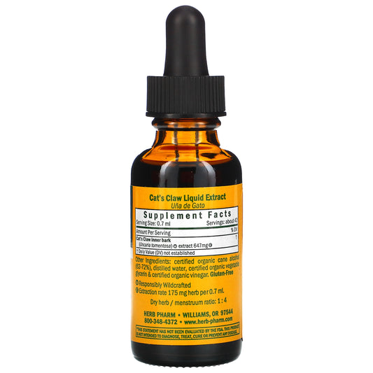 Herb Pharm, Cat's Claw, (30 ml)