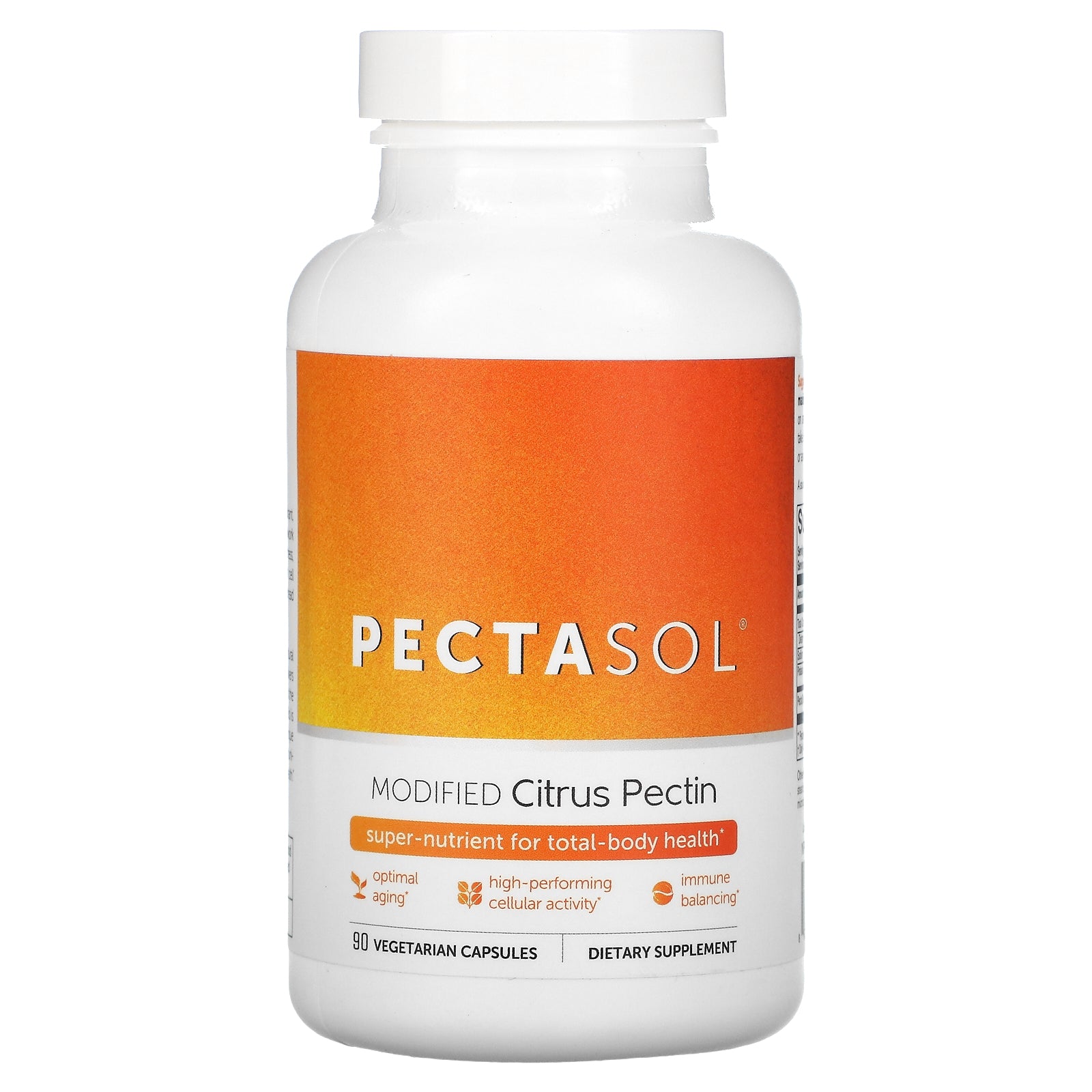 Econugenics, PectaSol Modified Citrus Pectin Vegetarian Capsules