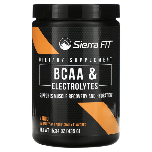 Sierra Fit, BCAA & Electrolytes, 7G BCAAs, 15.34 oz (435 g)