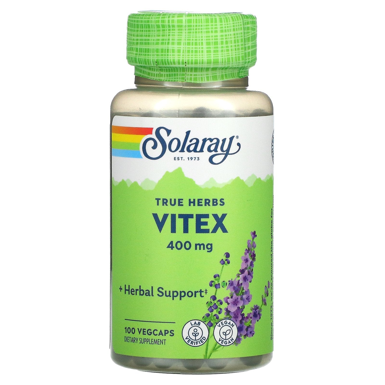Solaray, Vitex, 400 Mg, Vegcaps