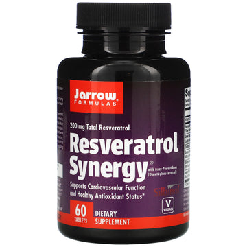 Jarrow Formulas, Resveratrol Synergy, 200 Mg Total Resveratrol Tablets