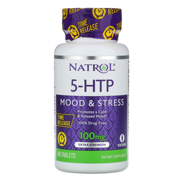 Natrol, 5-HTP, Time Release, Extra Strength