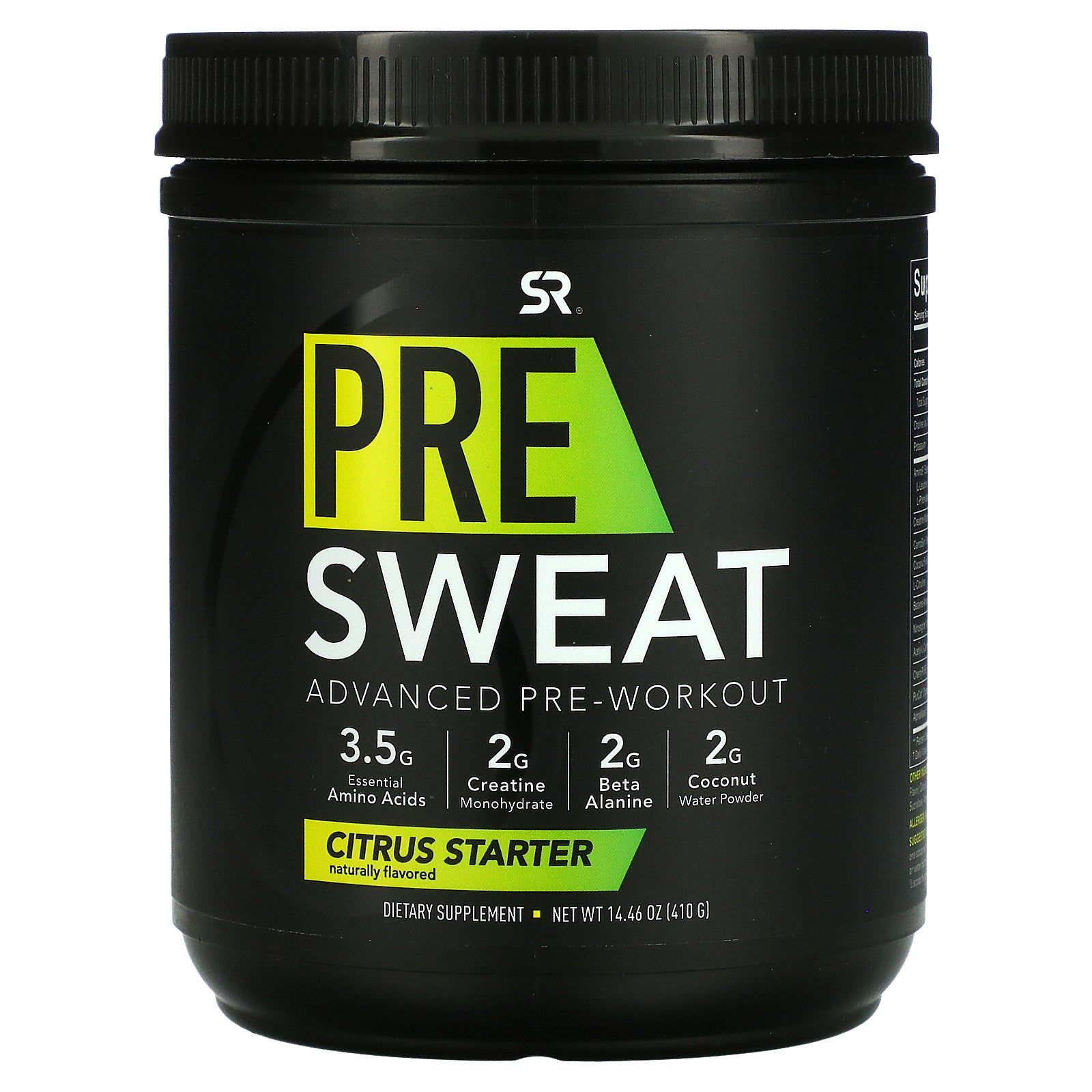 Sports Research, Pre-Sweat Advanced Pre-Workout, 14.46 oz (410 g)
