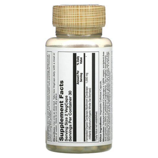Solaray, Fermented Cordyceps, 500 mg