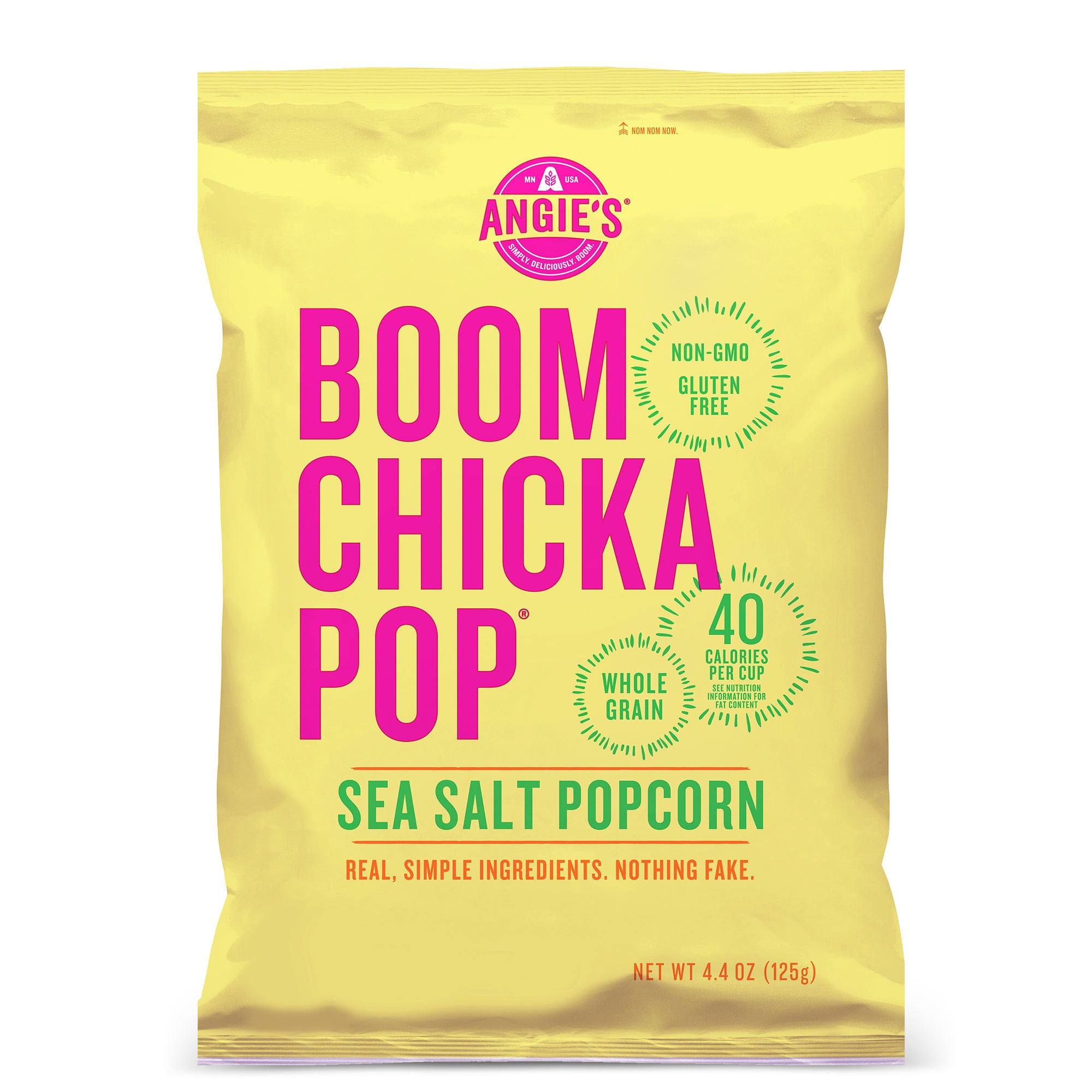 Angie's BoomChickaPop Sea Salt Popcorn, Pre-Popped Popcorn