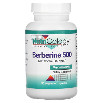 Nutricology, Berberine 500, Vegetarian Capsules