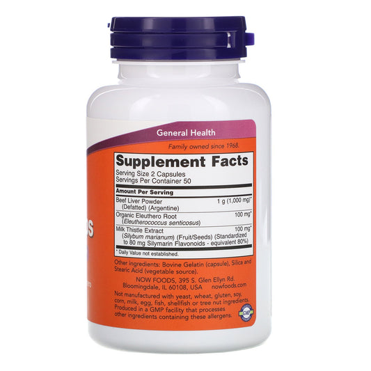 NOW Foods, Liver Caps Capsules