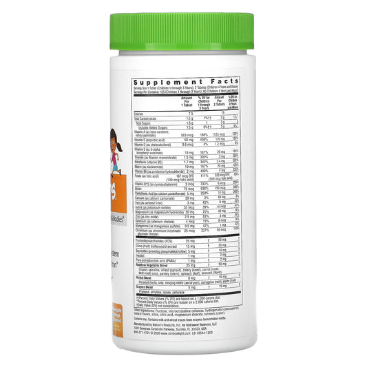 Rainbow Light, Nutri Stars, Multivitamin, Pineapple Orange Flavor