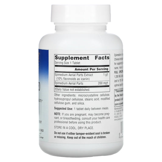 Planetary Herbals, Full Spectrum Horny Goat Weed , 1,200 mg, Tablets