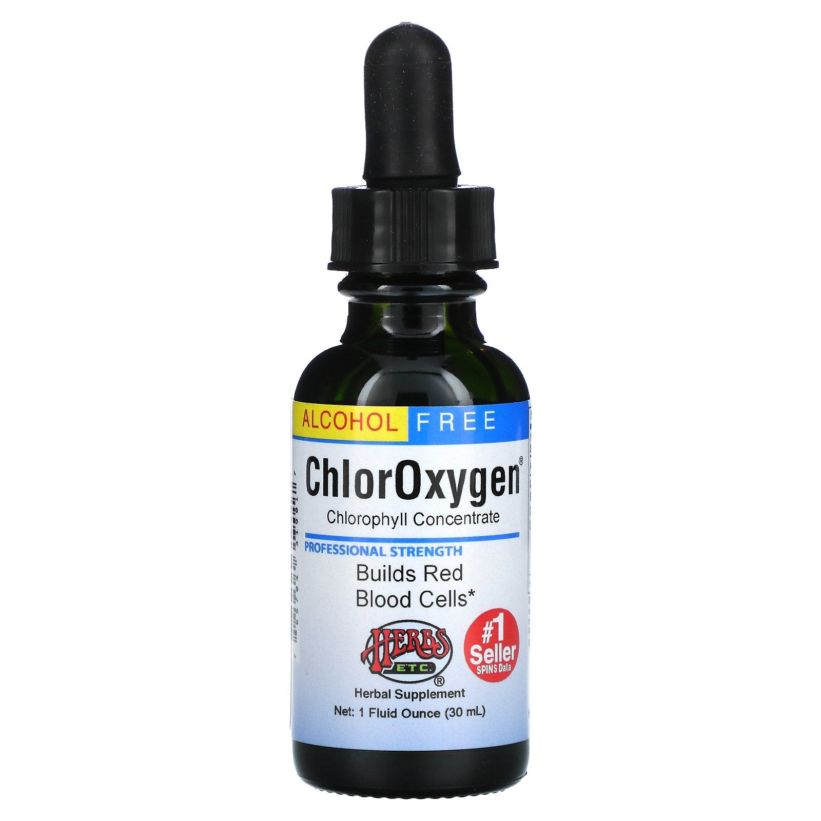 Herbs Etc., ChlorOxygen, Chlorophyll Concentrate, Alcohol Free