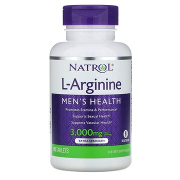 Natrol, L-Arginine, 1,000 mg, Tablets