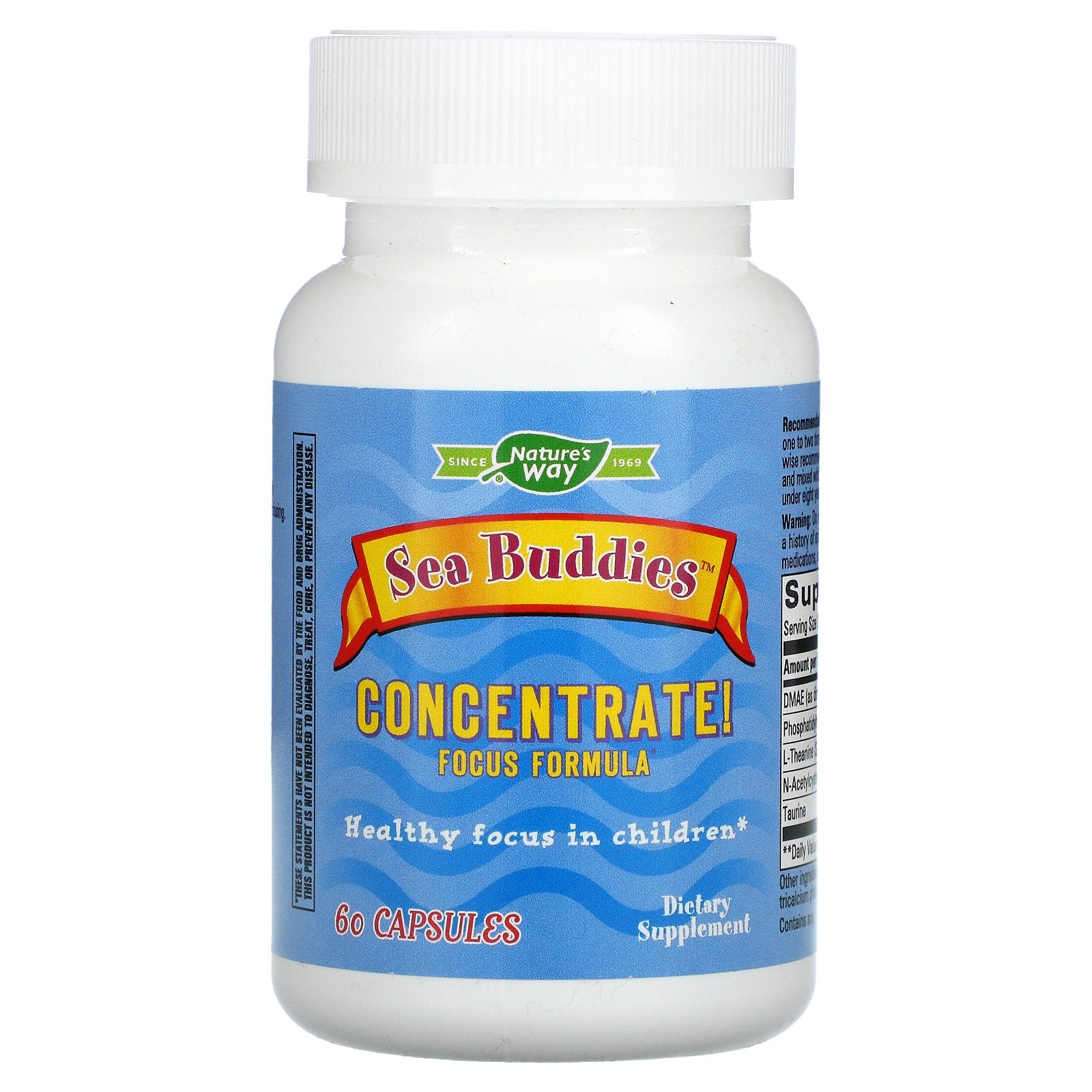 Nature'S Way, Sea Buddies, Concentrate! Focus Formula Capsules