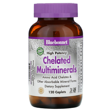 Bluebonnet Nutrition, High Potency, Chelated Multiminerals