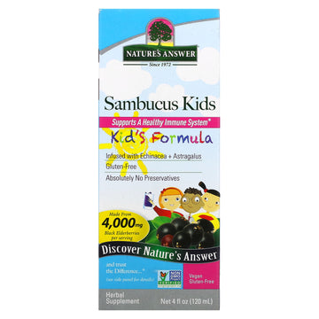 Nature's Answer, Sambucus Kid's Formula, 4,000 mg