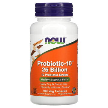 NOW Foods, Probiotic-10 , 25 Billion Veg Capsules
