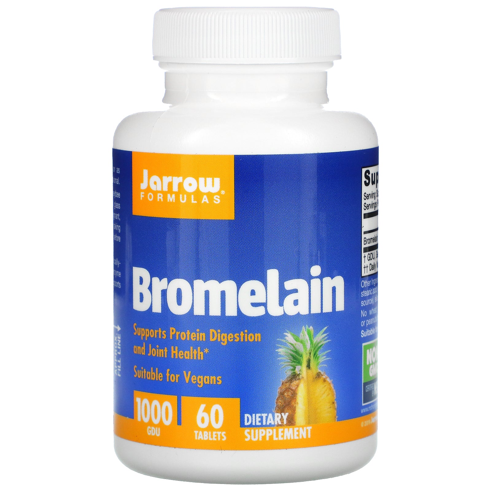 Jarrow Formulas, Bromelain, 1,000 GDU Tablets