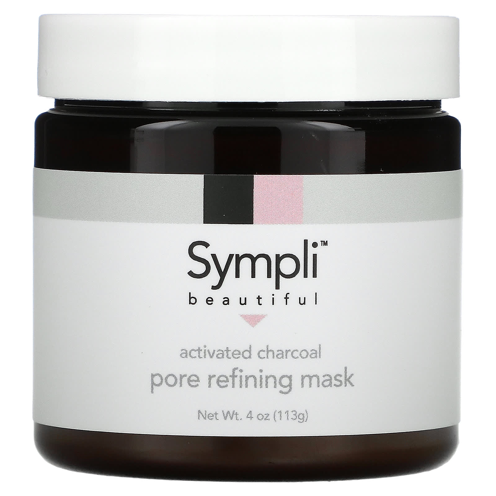 Sympli Beautiful, Activated Charcoal Pore Refining Beauty Mask (113 g)