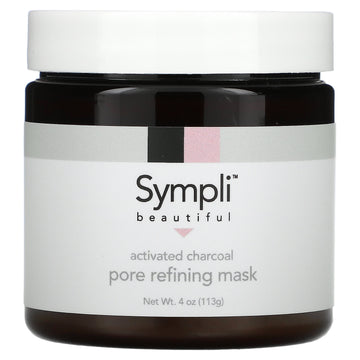 Sympli Beautiful, Activated Charcoal Pore Refining Beauty Mask (113 g)