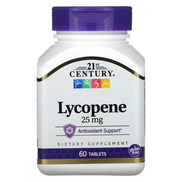 21st Century, Lycopene, 25 mg Tablets