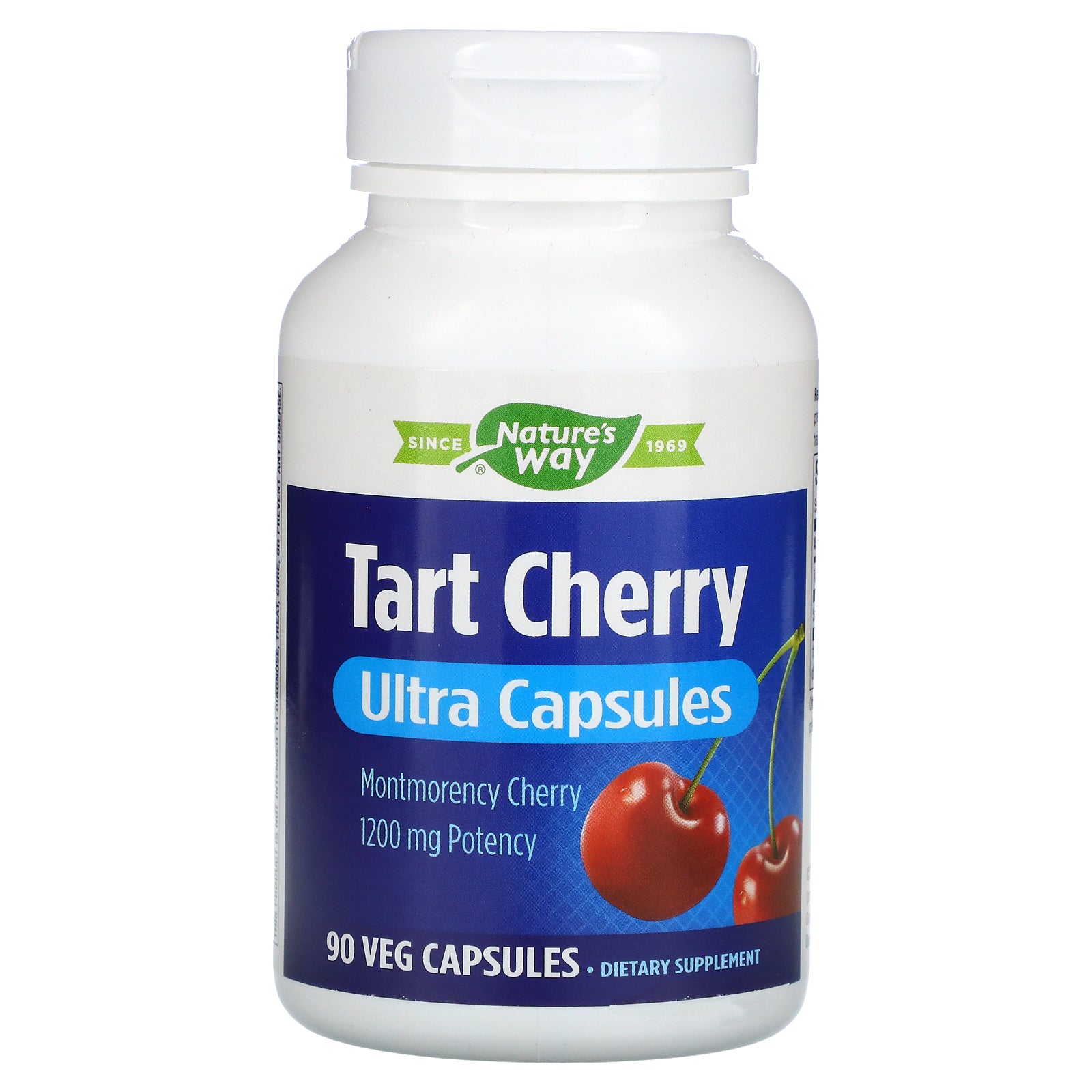 Enzymatic Therapy, Tart Cherry, Ultra Capsules, 1,200 mg Veg Capsules