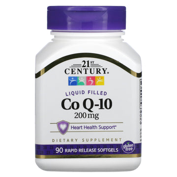 21St Century, Liquid Filled Coq-10, 200 Mg Softgels